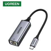 Ugreen USB Type C To Gigabit RJ45 Ethernet Adapter 10cm Silver