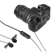 Boya Dual Omni-directional Lavalier Microphone 4m Black