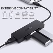 Aukey CBC64 4 Port USB Type-C Hub Black