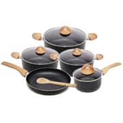 Homeway HW-3423 Marble Cookwre Set 10pcs