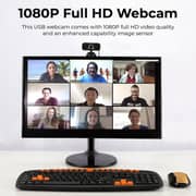 Promate Widescreen Hi Definition Webcam 23cm Black