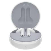 LG HBS-FN6 In Ear Earbuds, Wireless Bluetooth Earbuds, UVNano 99.9% Bacteria Free Wireless Charging Case, Wireless Headphones with Dual Microphones , IPX4 Water-Resistant, White