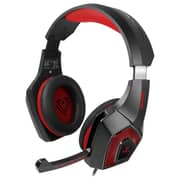 Vertux DENALI Wired On Ear Gaming Headset Red