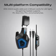 Vertux DENALI Wired On Ear Gaming Headset Blue