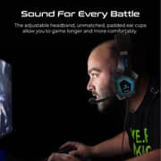 Vertux DENALI Wired On Ear Gaming Headset Blue