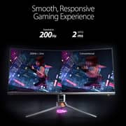 Asus ROG Swift PG35VQ Ultra-Wide HDR Gaming Monitor, 35 Inch 21:9 (3440 x 1440), FALD 512 Zones, Overclockable 200Hz, 2ms, G-SYNC Ultimate, Display HDR1000, Quantum Dot, Smart Fan Control, Aura Sync
