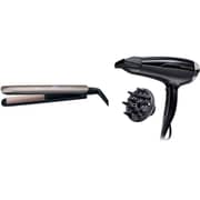 Remington S8590 Hair Straightner and Hair Dryer 2300 Watts D5215