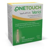 وان تاتش فيريو مجموعة شرائط اختبار 50 قطعة