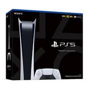 Sony PlayStation 5 Digital Console White - Middle East Version + PS5 PULSE 3D Wireless Headset + PS5 DualSense Wireless Controller + PS5 Media Remote