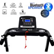 Treadmill 4 HP Peak Motor | Compact Foldable Running Machine for Home Use with FitShow App, Bluetooth Connectivity, Black EM-1257