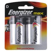 Energizer MAX D Alkaline Battery (Pack of 2 1.5V)
