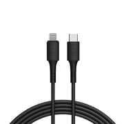 MiLi USB-C to Lightning Cable [Apple Certified MFi] Fast Charging [3A/30W] [Sync] [Charge] Long Lasting - All iOS devices [iPhone / iPad / iPod] - PVC Jacket - 1M/3ft - Black