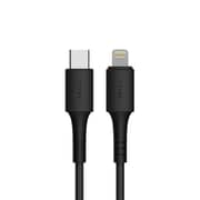 MiLi USB-C to Lightning Cable [Apple Certified MFi] Fast Charging [3A/30W] [Sync] [Charge] Long Lasting - All iOS devices [iPhone / iPad / iPod] - PVC Jacket - 1M/3ft - Black