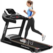 Sparnod Fitness Automatic Treadmill- Foldable Motorized Treadmill for Home Use - STH-1200 (4 HP Peak)