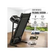 Sparnod Fitness Automatic Treadmill- Foldable Motorized Treadmill for Home Use - STH-1200 (4 HP Peak)