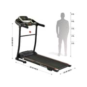 Sparnod Fitness Automatic Treadmill- Foldable Motorized Treadmill for Home Use - STH-1200 (4 HP Peak)