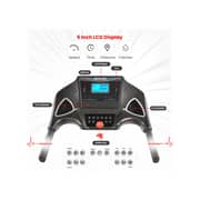 Sparnod Fitness Automatic Treadmill - Foldable Motorized Running Indoor Treadmill for Home Use- STH-3400 (4 HP Peak)