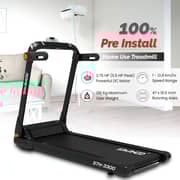 Sparnod Fitness Automatic Treadmill (100% Pre-Installed) - Foldable Motorized Running Indoor Treadmill for Home Use- STH-3300 (5.5 HP Peak)