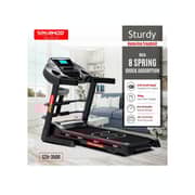 Sparnod Fitness Automatic Treadmill - Foldable Motorized Running Indoor Treadmill for Home Use- STH-3500 (4 HP Peak)