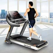 Sparnod Fitness Automatic Treadmill - Foldable Motorized Walking/Running Machine for Home Use - Sturdy Equipment with Auto Incline- STH-5700 (6 HP Peak)