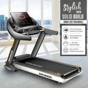 Sparnod Fitness Automatic Treadmill - Foldable Motorized Walking/Running Machine for Home Use - Sturdy Equipment with Auto Incline- STH-5700 (6 HP Peak)