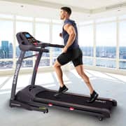 Sparnod Fitness Automatic Treadmill - Foldable Motorized Walking & Running Machine for Home Use - Sturdy Equipment with Auto Incline- STH-5300 (5.5 HP Peak)