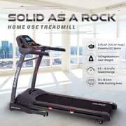 Sparnod Fitness Automatic Treadmill - Foldable Motorized Walking & Running Machine for Home Use - Sturdy Equipment with Auto Incline- STH-5300 (5.5 HP Peak)