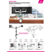 Skilltech Elegent Aluminium Deskttop Articulating mount