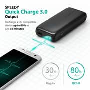 RAVPower 12000mAh Power Bank with QC 3.0 - Black