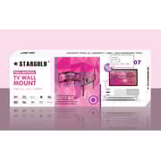 Stargold Swivel Full Motion Wall Mount for 32-70'' Black - SG-807
