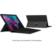 Microsoft Surface Pro 6, Quad Core i7 8th Gen, 16GB RAM, 512GB SSD, Intel UHD Graphics 620, Win10 Pro, Black