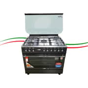 GL General 60x90 Gas Cooker With Double Fan Granite Full Safety And Grilling System