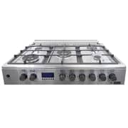 GL General 60x90 Gas Cooker With Double Fan Granite Full Safety And Grilling System