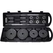 Skyland Unisex Adult Cast Iron Dumbbell Set Em-9221-50 - Chrome, L 90 X W 26 X 17 cm