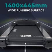 Foldable Treadmill | 5.5 HP Peak DC Motor, Built-in Massager & Bluetooth Speaker, Automatic 18% Incline | Home & Office Running Machine EM-1272