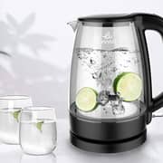 Evvoli Kettle 1.7 Liters Glass Body EVKA-KE17MB