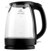 Evvoli Kettle 1.7 Liters Glass Body EVKA-KE17MB
