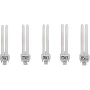 Osram Long Lasting Home Decorative High Quality and Durable Fluorescent Lamp Energy Saver 2 Pin CFL Bulb - 18 W (Pack Of 5) - Daylight