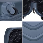 STARGOLD SG-T80 Single Hardside Spinner ABS Trolley Luggage With Number Lock, Grey - 20 Inches