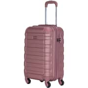 STARGOLD SG-T80 Single Hardside Spinner ABS Trolley Luggage With Number Lock, Rose Pink- 20 Inches