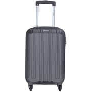 STARGOLD SG-T80 Single Hardside Spinner ABS Trolley Luggage With Number Lock, Purple - 20 Inches