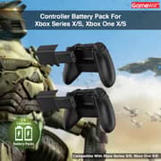 GameWill Rechargeable Controller 2 Battery Pack 1200mAh For Xbox X and S Series - Black