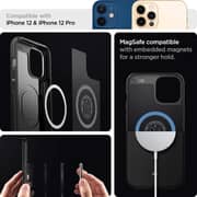 Spigen Mag Armor Designed For iPhone 12 And 12 Pro Case Cover 6.1inch With Magsafe - Matte Black