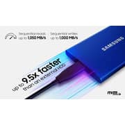 Samsung T7 Portable SSD USB 3.2 Gen2 Blue 1TB - MU-PC1T0H/WW