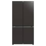 Hitachi RWB720VUK0GMG French Door Bottom Freezer Refrigerator Glass Mauve Grey