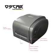 Oscar OBP-1125F Thermal Transfer + Direct Thermal Barcode Label Printer Machine