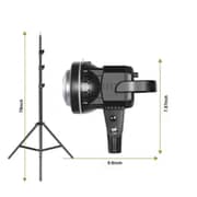 GVM LS-P80S-2D LED 2-Light Kit with Filters