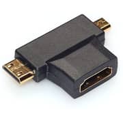 STek HDMI Female To Mini HDMI Male/ Micro HDMI Male Adapter Connectors