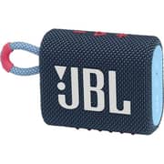 JBL GO 3 Portable Waterproof Speaker Blue Pink