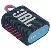 JBL GO 3 Portable Waterproof Speaker Blue Pink